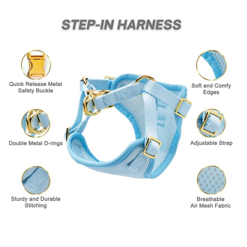 Furfect City Step in Dog Harness, No Pull No Choke,