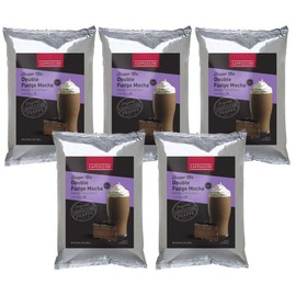 Cappuccine Ice Coffee Frappe Mix - Case of 5 Bags (Double Fudge Mocha)
