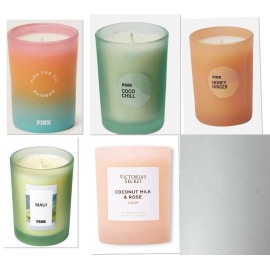 Victoria's Secret Scented Candle Long Burning Your Choice - Pink For All Rainbow 6.3 oz (306)