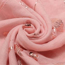 MAZELIKEHOOD Scarf for Women Fashion Print Lightweight Wrap Long Soft Floral Scarves Gifts for Women