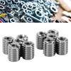 EBTOOLS 10 Piece Threaded Insert Kit Reducing Nut Stainless Steel