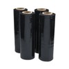 Black Pallet Stretch Wrap Extra Long Roll Standard Core Thick