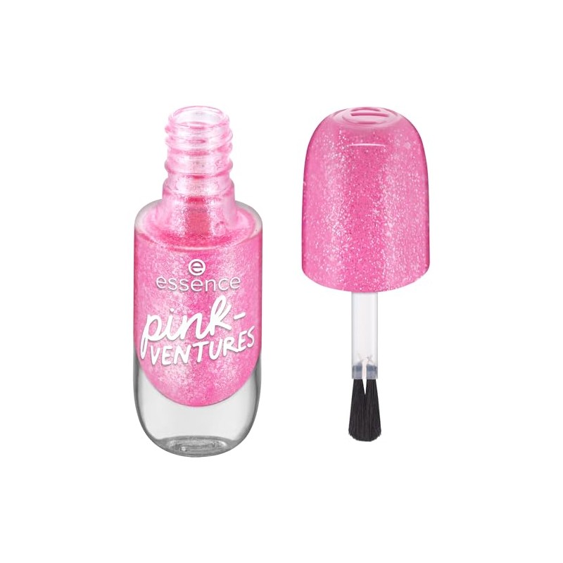 essence gel nail colour 07 pinkVENTURES, long-lasting nail polish, quick-drying,