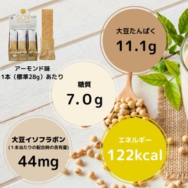 BESTIES NATURAL SOY Concept ソイコンセプト プロテインバー 高タンパク 低カロリー 植物性 自然派 大豆プロテイン 国産 1箱12本入(アーモンド)