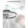 addlon Ceiling Fans with Lights and Remote, 20'' Low Profile