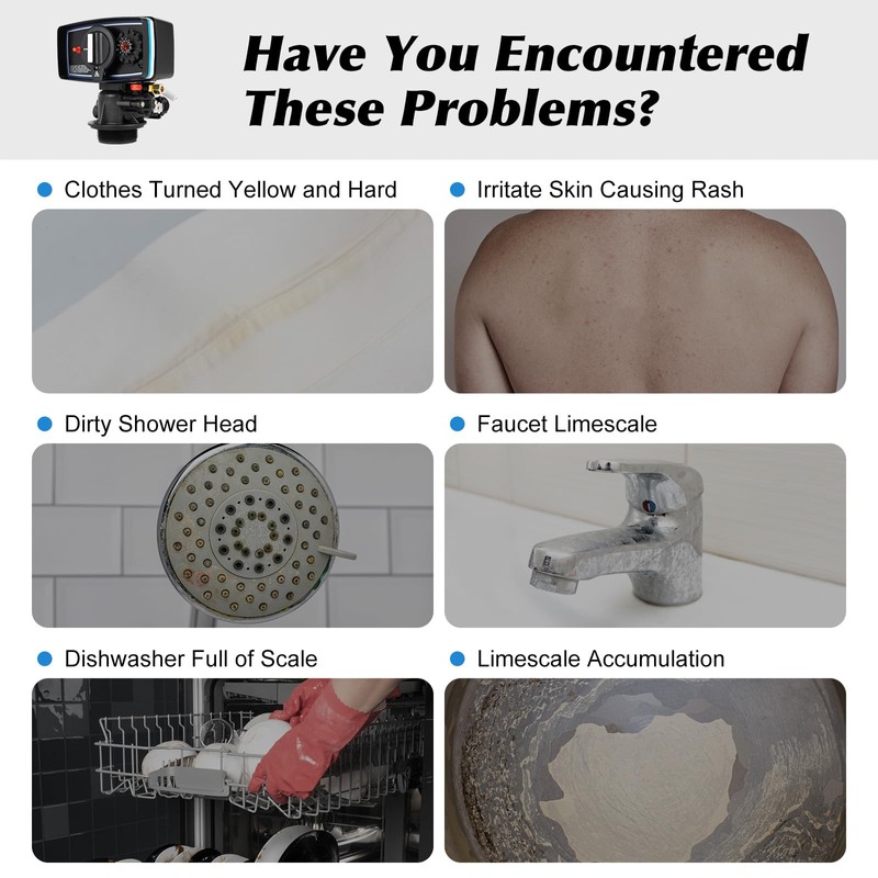 Water Softener, 5600 Salt Water Softener System 12-Day Automatic Regeneration