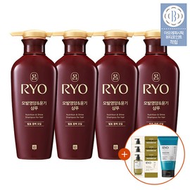 ryo Ryeo Classic Shampoo & Conditioner 400ml 4-pack - 02 Hair Nourishing Conditioner 400ml 4-pack / 려 클래식 샴푸&컨디셔너 400ml 4입 - 02  모발영양 컨디셔너 400ml 4입