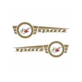 Decal Simson Sparrow SR 4-1 Single Text Premium DDR 2 Pieces