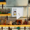 Plugsharge Heavy-Duty In-Wall Safe with Key Lock for Secure Storage,
