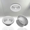 Circle Air Vent Cover 100mm 4'' Ducting White High Quality