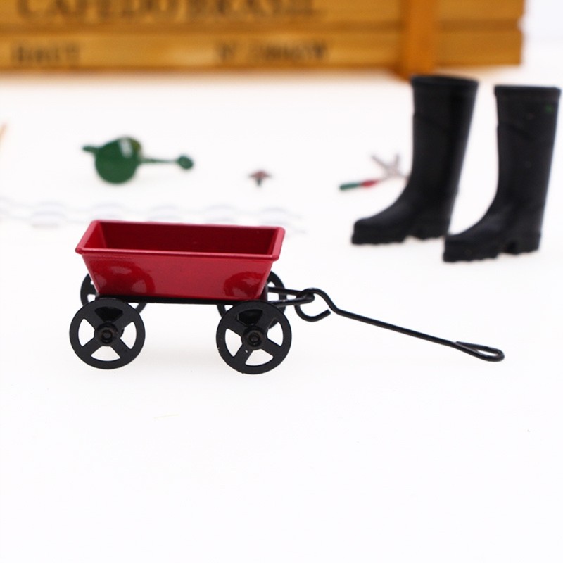 9pcs Miniature Dollhouse Set 1:12 Mini Garden Tools for Dollhouse