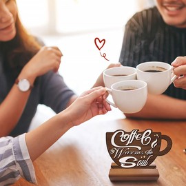 Coffee Decor for Kitchen,Coffee Sign,Coffee Decorations,Coffee Decor,Coffee Bar Decor,Kitchen Decor,Coffee Bar Accessories,Coffee Decorations for Coffee Bar,Suitable for Coffee Shops and Home Kitchens