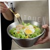 LABRIMP Metal Mixing Bowl Salad Dessert Bowl for Smoothie Fruit