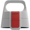 SIGG WMB ONE Top 2 Grey Red Cap (One Size),