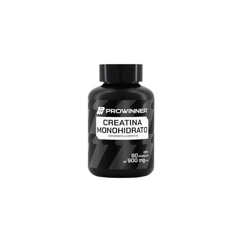 Prowinner Cápsulas Creatina Monohidrato 100 Pura Suplemento Alimenticio Por Porción
