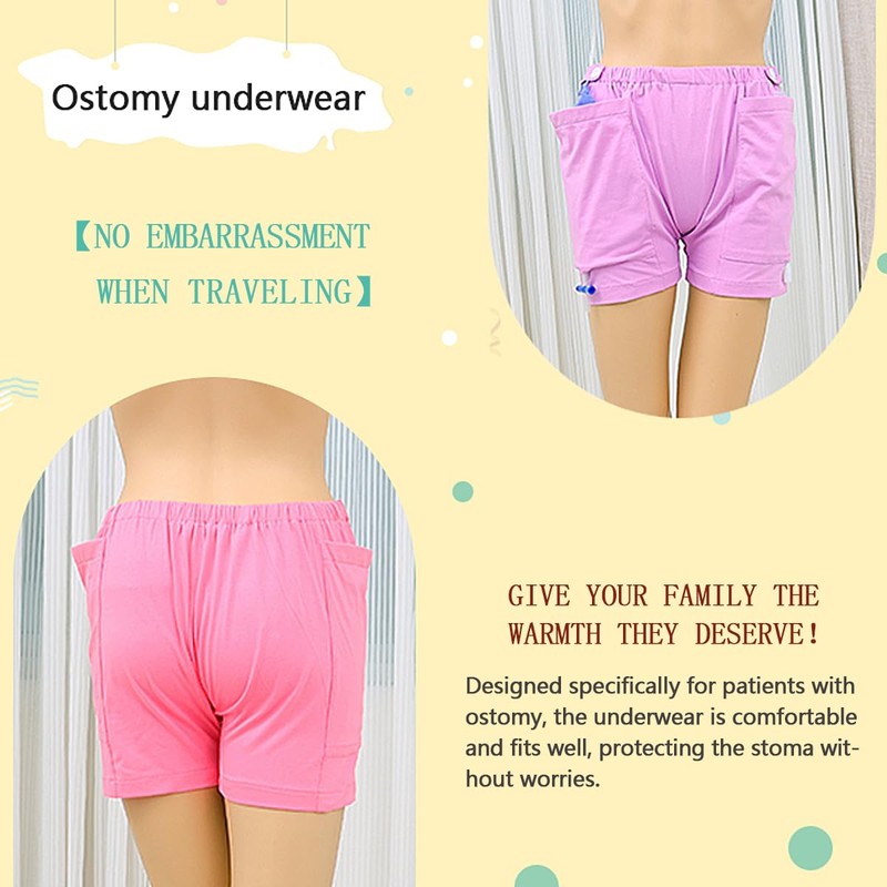 Siomlana Fistula Pants,Urinary Drainage Pants Catheter Pants,Incontinence Care TrousersOstomy Drainage