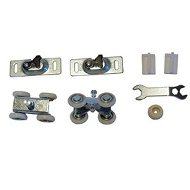 Series 1 - HBP 4- Wheel Ball Bearing Hangers- for Pocket Door Track and Hardware - Hardware Bag ONLY