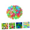 Levemolo Glow in Dark Garden Pebbles 400pcs Aquarium Stones Fish