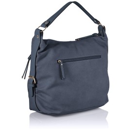 TOM TAILOR Caia Damen Hobo Bag Schultertasche Groß Blau