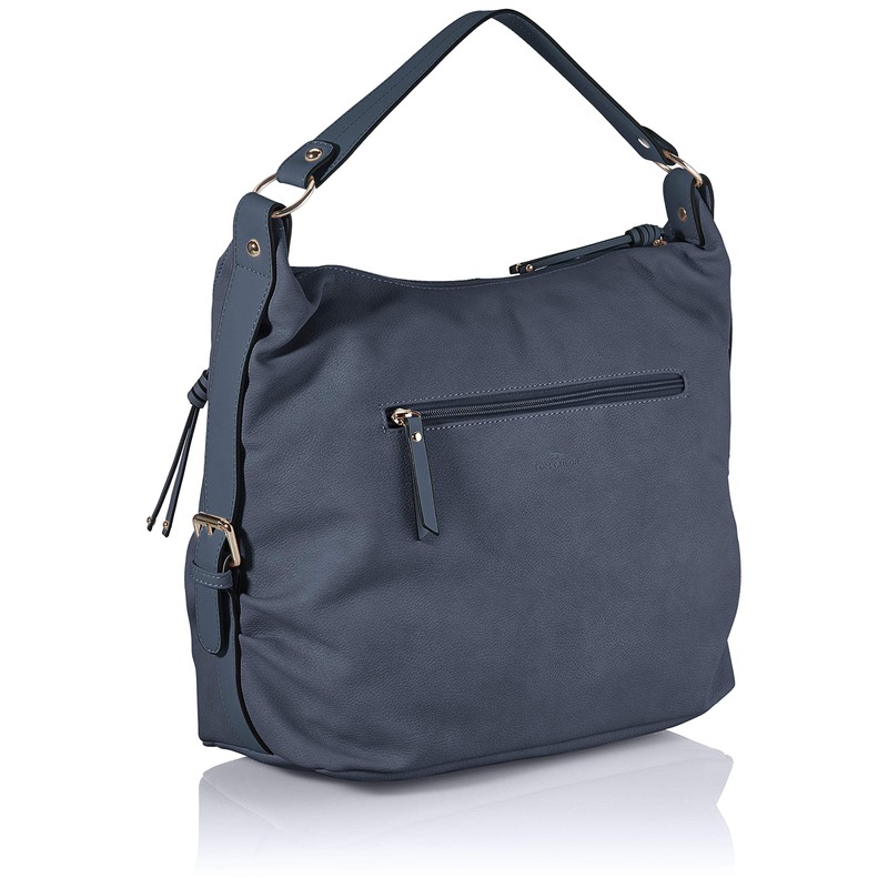 TOM TAILOR Caia Damen Hobo Bag Schultertasche Groß Blau