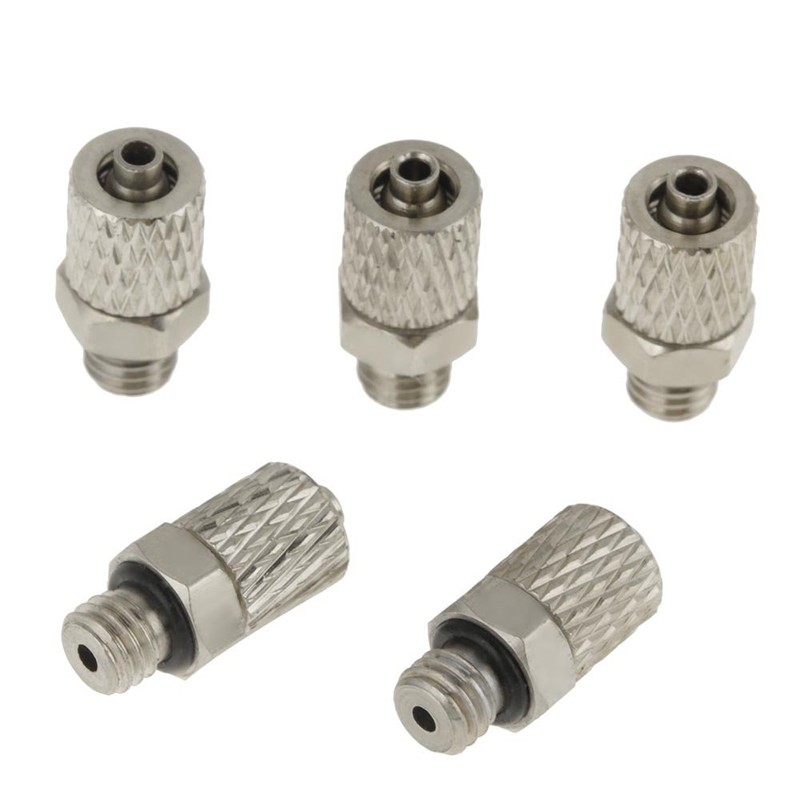 20Pcs M5 4mm Mini Pneumatic Push Air Fitting Straight Male