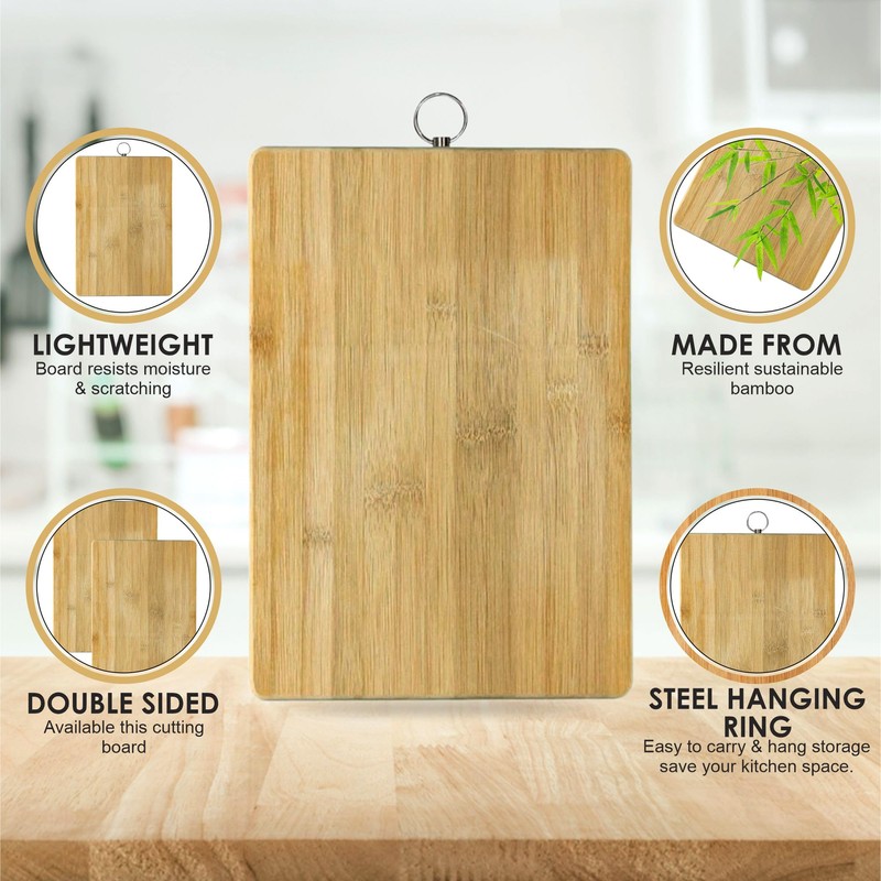 Chopping Board Heavy Duty Cutting Board with Steel Hanging Hook