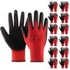 Velway 12 Pairs Safety Work Gloves - Firm Grip Gardening