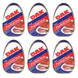 DAK Premium Ham, Fully Cooked, 16 oz. (Pack of 6)