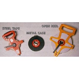 100' (30 Meters) Fiberglass Tape Measure - Metal Case