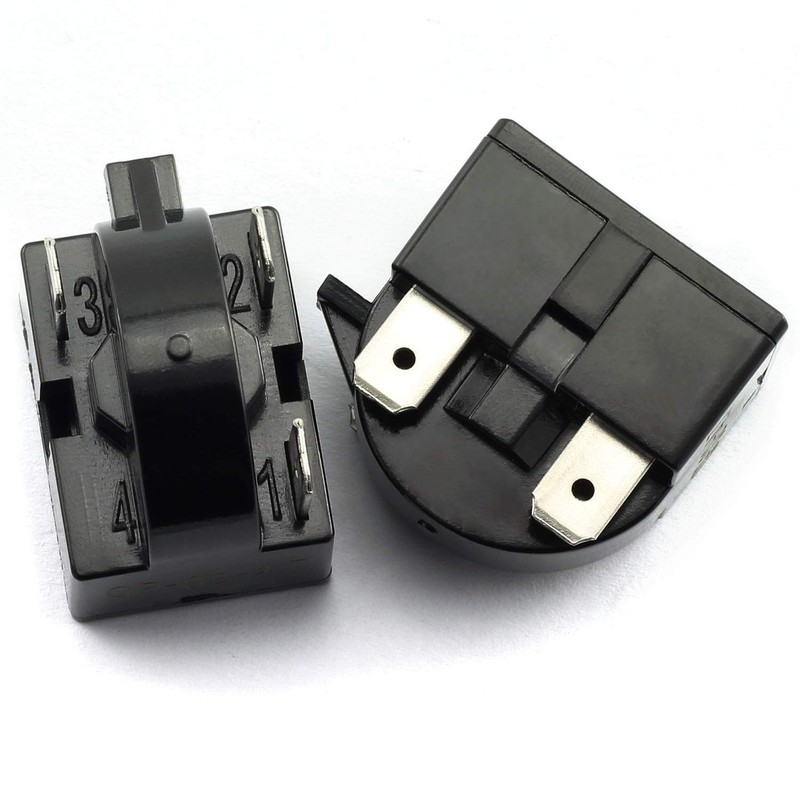 MEETOOT 1pcs QP-02-4.7 PTC Refrigerator Start Relay 3 Pin Coolers