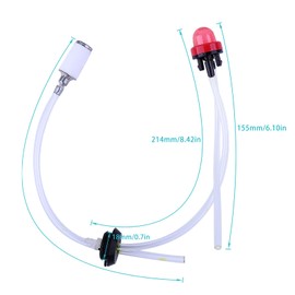 Atunee 545081811 545112101 Carburetor with Air Fuel Fil-ter Line Tune Up Kit for Husqvarna 125B 125BX 125BVX Leaf Blower with Spark Plug Replace for Zama C1Q-W37 581798001