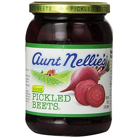 Aunt Nellie's Sliced Pickled Beets, 16 oz glass jar (4 pack)