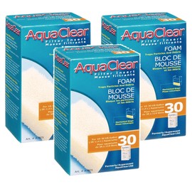(3 Pack) AquaClear 30 Foam Filter Inserts