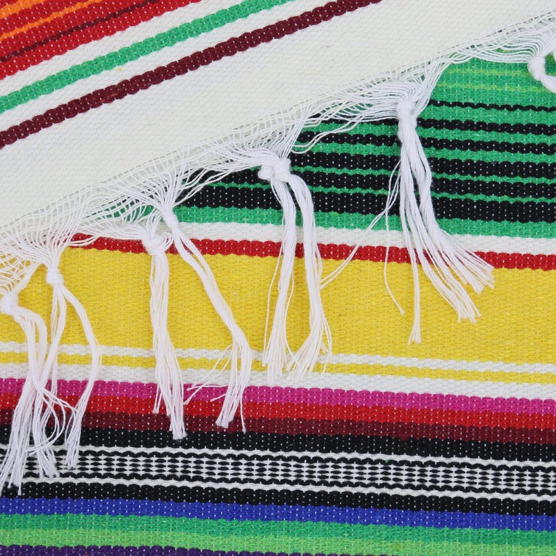 Time to Sparkle Mexican Serape Table Runner 14 x 84