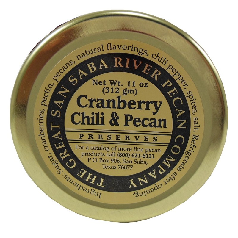The Great San Saba River Pecan Company Cranberry Chili &