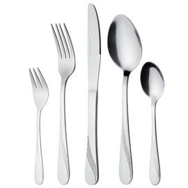 GRÄWE Stralsund Series Cutlery Set for 12 People, 60 Pieces, Stainless Steel, Rustproof, Nickel-Free