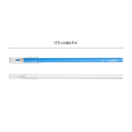 KEARING Sew Combo 4Pcs Chalk Marking Pencil for Sewing, 2 Pcs of White & 2 Pcs of Blue