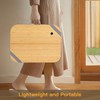 Mayjoy Bamboo Lap Desk with Storage, Cover Removable Lap Desk