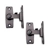 QCAA 2.5" Heavy Forged Solid Brass Door Latch, 90 Degree