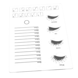 FOMIYES 1pc Acrylic Eyelash Display Board Grafting Eyelash Tray Beauty Salon Supply