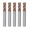 QUARKZMAN 5 Pieces 6 mm Diameter 6 mm Shank Square