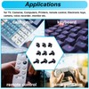 HAXIHA 250 Pieces 10 Values Micro Momentary Tactile Push Button