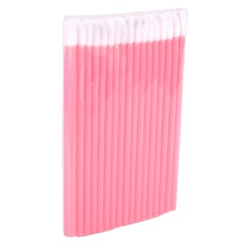 Microfibre Cleaning Sticks for Eyelash Extension Lip Brush Lip Brush Lint Free Pink Pack of 50 - 500 (100)
