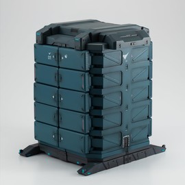 Megahouse - Mobile Suit Gundam: The Witch from Mercury - (GS07-A) MS Container (Weathering Color Edition), Realistic Model Series