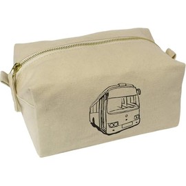 'City Bus' Canvas Wash Bag/Makeup Case (CS00039062)
