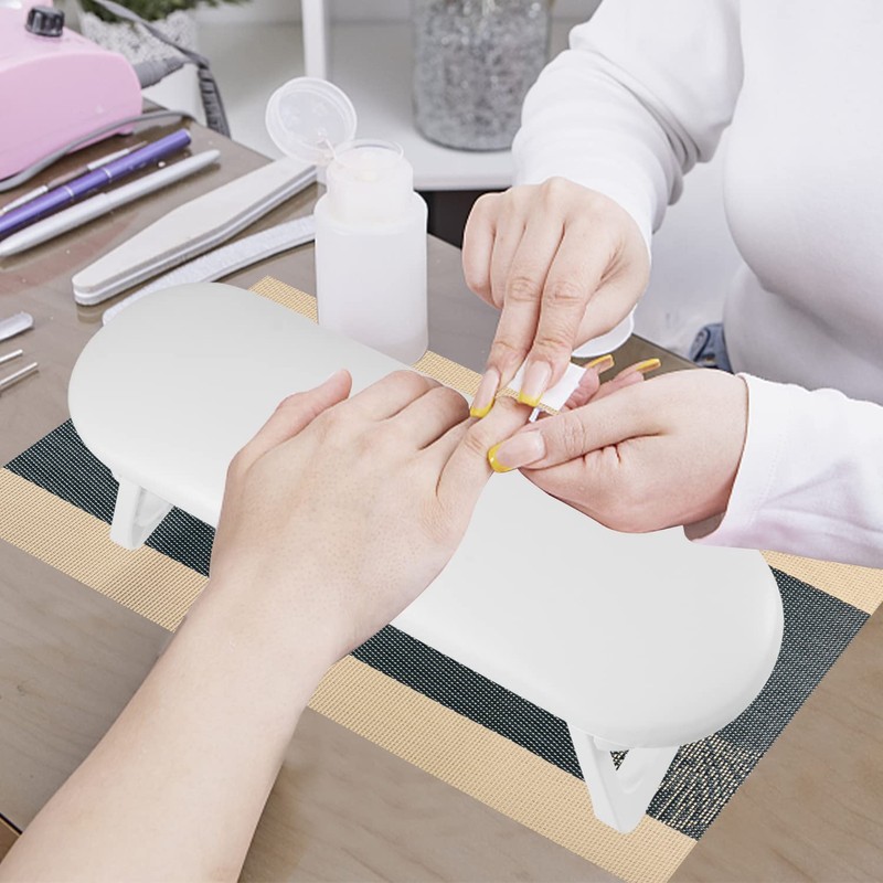 CGBE Nail Armrest, Armrest Nail, Nail Hand Pillow PU Leather
