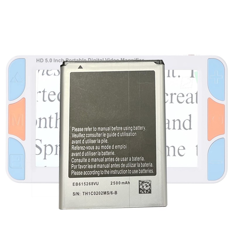 Portable Digital Video Magnifier Battery 5.0 Inch Magnifier Support Line