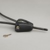 Master Lock 8418JAD 8418JAD Wire Lock, Bicycle Lock, Keyed, Adjustable,