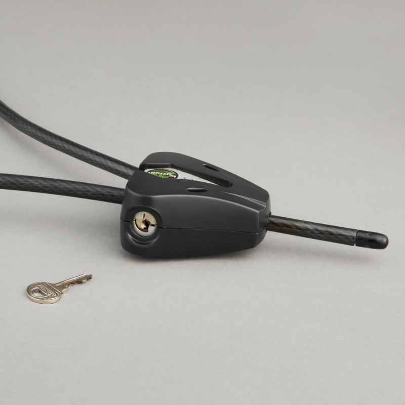 Master Lock 8418JAD 8418JAD Wire Lock, Bicycle Lock, Keyed, Adjustable,