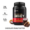 Optimum Nutrition Gold Standard 100% Whey Protein Powder, Chocolate Peanut